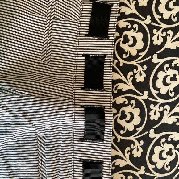 INC Black Striped Bermuda Shorts size:10 - Picture 7 of 7